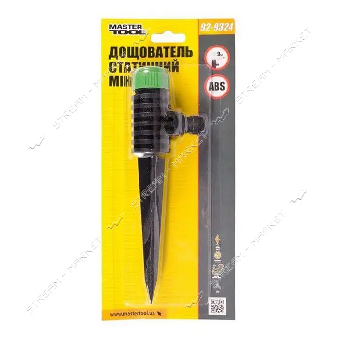 Дождеватель мини статический Master-tool 92-9324 1/2" 9м                                            