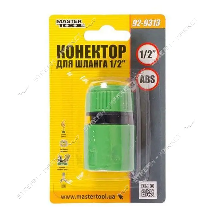 Коннектор для шланга Master-tool 92-9313 1/2"                                                       