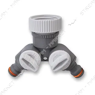 Тройник с кранами WL-2222 WHI РВ 1"/3/4"