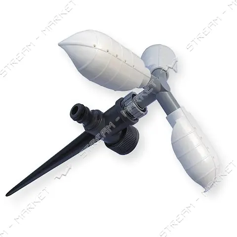 Ороситель Bradas White Line WL-3325 крутящийся 3-х рожковый на ножке                                