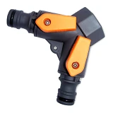 Тройник с кранами Gold Line GL5002 РВ 3/4" внутренняя резьба 15шт