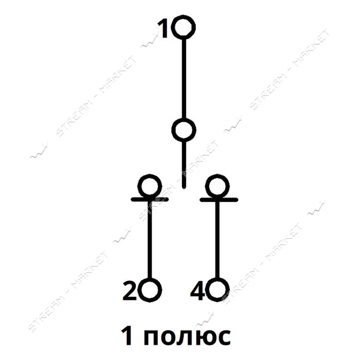 Переключатель нагрузки Takel трехпозиционный SFM 1P 25A
