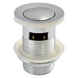 Донный клапан для раковины клик-клак Ango X-210 с переливом 76х40