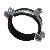 Хомут трубный комбинированный Apro 75-80мм М8/М10 без шпильки