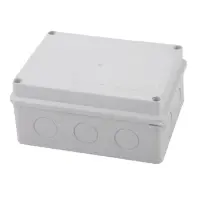 Коробка распределительная наружного монтажа Takel 150x110x70мм без отверстий IP65 ABS пластик       
