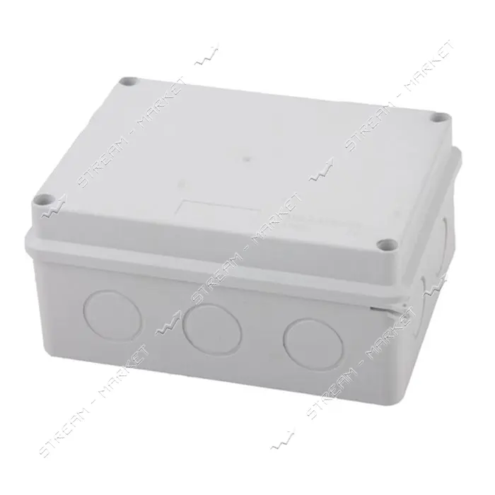 Коробка распределительная наружного монтажа Takel 150x110x70мм без отверстий IP65 ABS пластик       