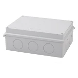 Коробка распределительная наружного монтажа Takel 200x155x80мм без отверстий IP65 ABS пластик