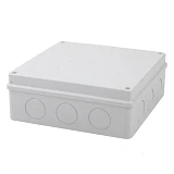 Коробка распределительная наружного монтажа Takel 200x200x80мм без отверстий IP65 ABS пластик       