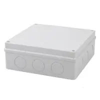 Коробка распределительная наружного монтажа Takel 200x200x80мм без отверстий IP65 ABS пластик
