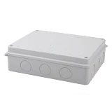 Коробка распределительная наружного монтажа Takel 255x200x80мм без отверстий IP65 ABS пластик