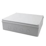 Коробка распределительная наружного монтажа Takel 400x350x120мм без отверстий IP65 ABS пластик