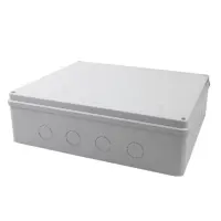 Коробка распределительная наружного монтажа Takel 400x350x120мм без отверстий IP65 ABS пластик