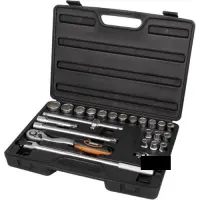 Набор насадок торцевых Miol 58-150 с трещоткой 1/2" 25 шт                                           