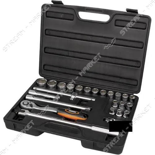 Набор насадок торцевых Miol 58-150 с трещоткой 1/2" 25 шт