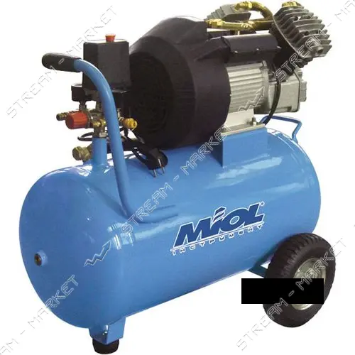 Компрессор масляный двухцилиндровый Miol 81-180 Ураган 356-50                                       