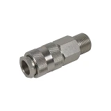 Быстродействующее соединение Miol  81-231с клапаном резьба наружная 3/8"                            
