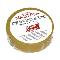 Изолента ПВХ Master плюс 17х0.13мм 17м желтая                                                       