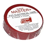 Изолента ПВХ Master плюс 17х0.13мм 17м красная                                                      
