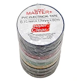 Изолента ПВХ Master плюс 17х0.13мм 25м ассорти                                                      