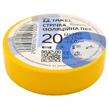 Изолента ПВХ Takel 0.13х19мм 20м желтая                                                             