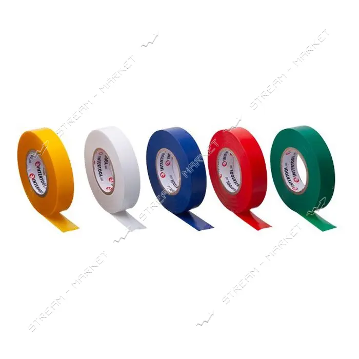 Изолента ПВХ Intertool IT-0029 17х0.15мм 25м ассорти                                                