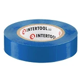 Изолента ПВХ Intertool IT-0015 17х0.15мм 15м синяя