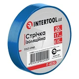 Изолента ПВХ Intertool IT-0020 17х0.15мм 20м синяя