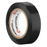 Изолента ПВХ Intertool IT-0011 17х0.15мм 10м черная                                                 