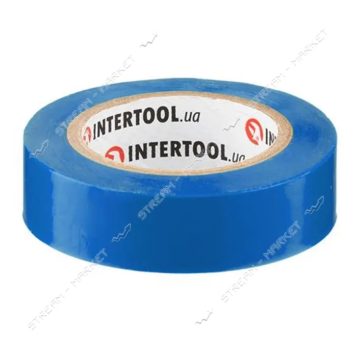 Изолента ПВХ Intertool IT-0010 17х0.15мм 10м синяя                                                  