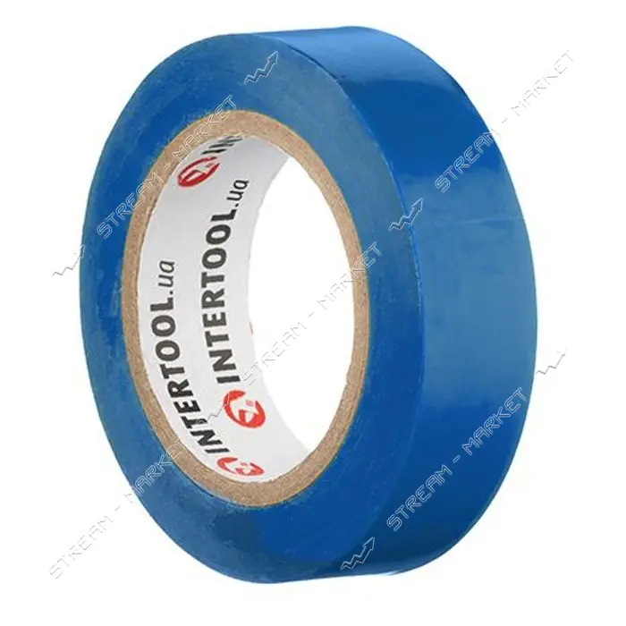 Изолента ПВХ Intertool IT-0010 17х0.15мм 10м синяя                                                  