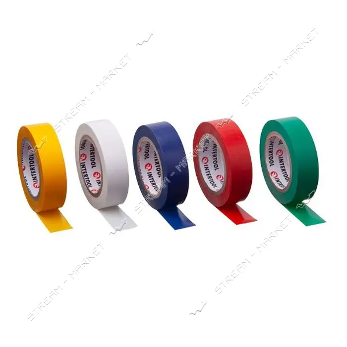 Изолента ПВХ Intertool IT-0014 17х0.15мм 10м ассорти