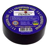 Изолента ПВХ Stenson 19х0.13мм 25м черная
