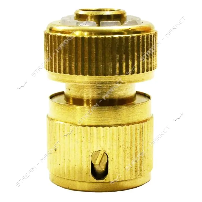 Коннектор для шланга 3/4" QC-02 латунь