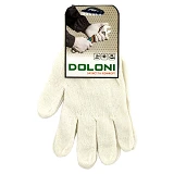 Перчатки Doloni артикул 876 х/б без ПВХ белые 10 пар