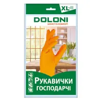 Перчатки DOLONI арт 4563 универсальные хозяйственные латексные разм 10 XL