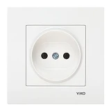 Розетка Viko Karre 0007 белая без заземления                                                        