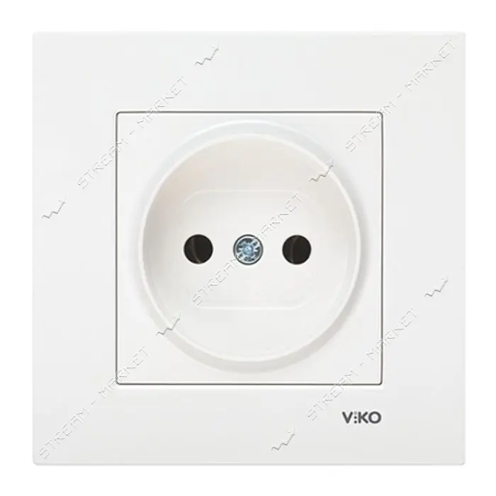 Розетка Viko Karre 0007 белая без заземления                                                        