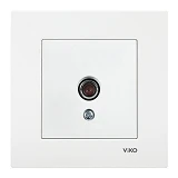 Розетка телевизионная концевая Viko Karre 0010 белая                                                