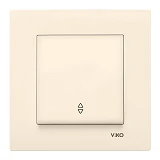 Выключатель проходной Viko Karre 0104 крем