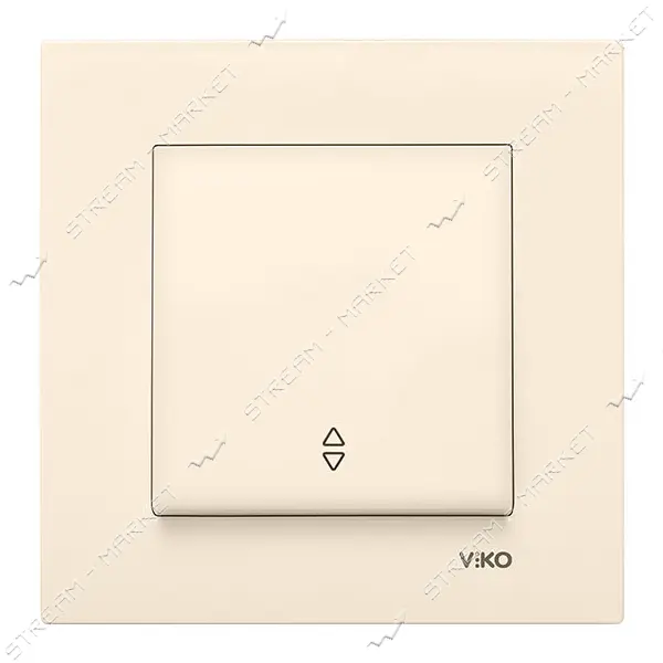 Выключатель проходной Viko Karre 0104 крем