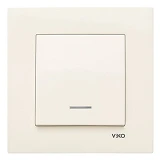 Выключатель Viko Karre 0119 с подсветкой крем