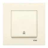 Кнопка звонка Viko Karre 0106 крем                                                                  