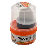 Крем-блеск Silver Premium для обуви стакан с аппликатором 50мл натуральный