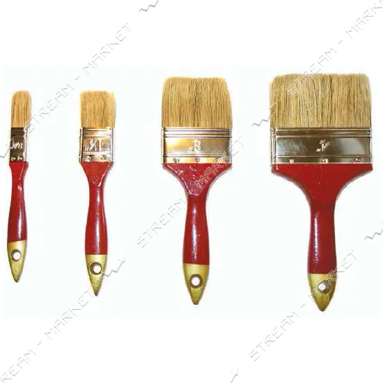 Кисть флейцевая плоская Hand-Tools Евро 3"                                                          