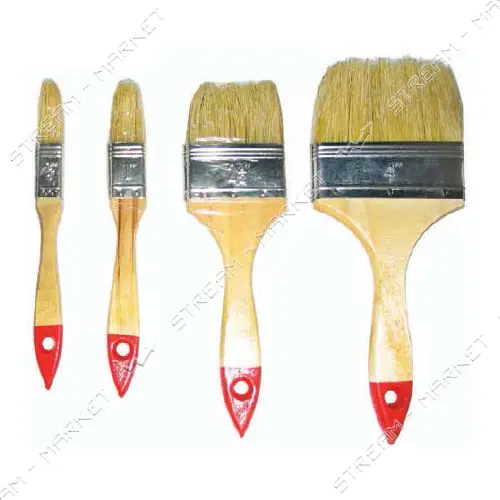 Кисть флейцевая плоская Hand-Tools деревянная ручка 0.75"
