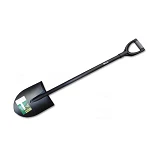 Лопата закругленная Bradas KT-W2220 с металлическим черенком WORTH