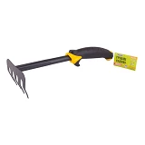Грабли садовые Mastertool 14-6174 5 зубов с пластиковой ручкой и TPR покрытием 300x95мм