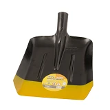 Лопата совковая Mastertool 14-6256 черно-желтая 0.9кг 235x285x360мм