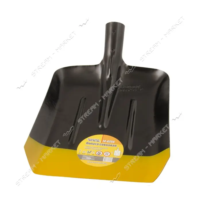 Лопата совковая Mastertool 14-6256 черно-желтая 0.9кг 235x285x360мм