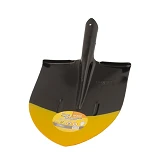 Лопата американка Mastertool 14-6257 черно-желтая покраска 240x290x425мм 0.9кг                      